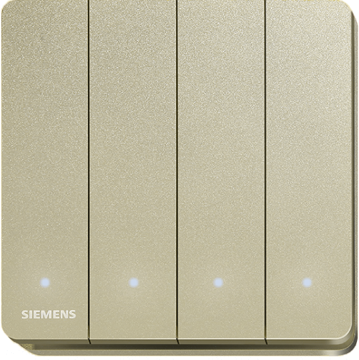 DELTA®arina - 16AX 4 Gang 1 Way Switch with LED Indicator