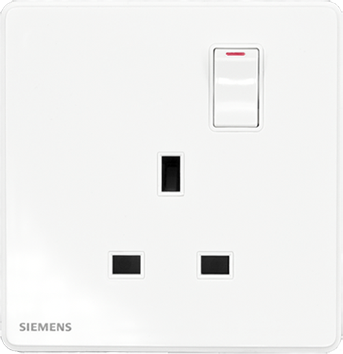 DELTA®arina - 13A 1 Gang SP Switched Socket with Indicator