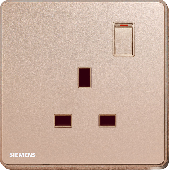 DELTA®arina - 13A 1 Gang SP Switched Socket with Indicator