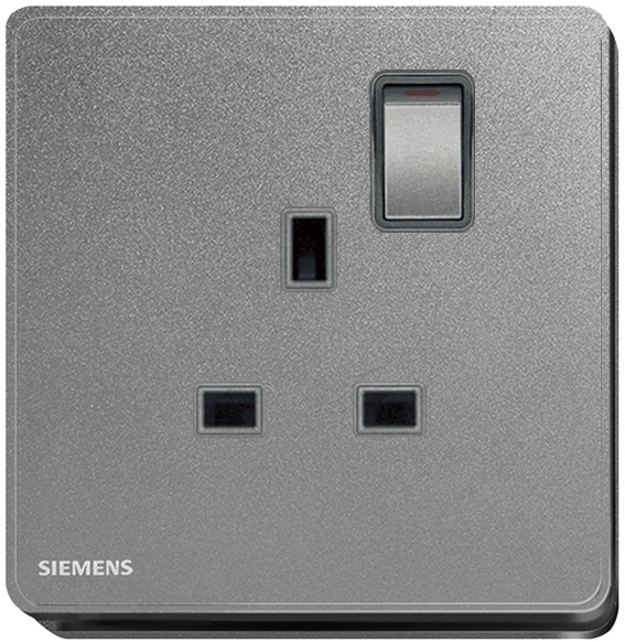 DELTA®arina - 13A 1 Gang SP Switched Socket with Indicator