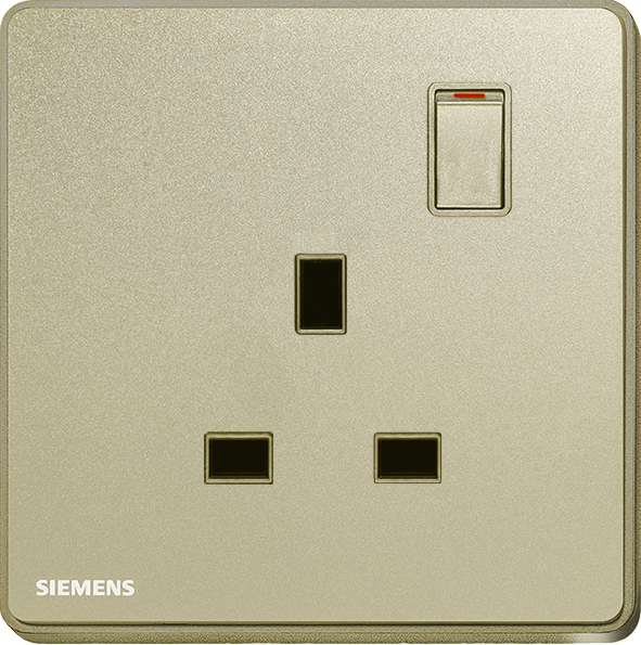 DELTA®arina - 13A 1 Gang SP Switched Socket with Indicator
