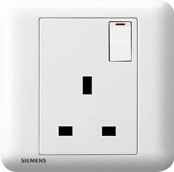 DELTA®seata - 13A 1 Gang SP Switched Socket with Indicator