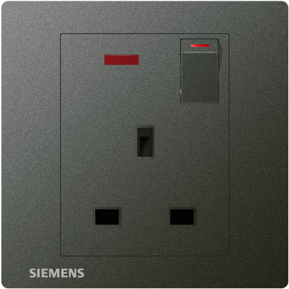 DELTA®relfa - 13A 1 Gang SP Switched Socket with Neon Indicator