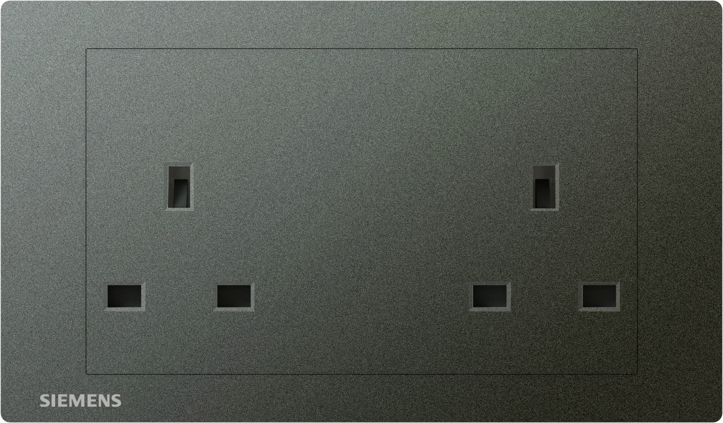 DELTA®relfa - 13A Twin Gang Unswitched Socket