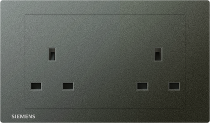DELTA®relfa - 13A Twin Gang Unswitched Socket