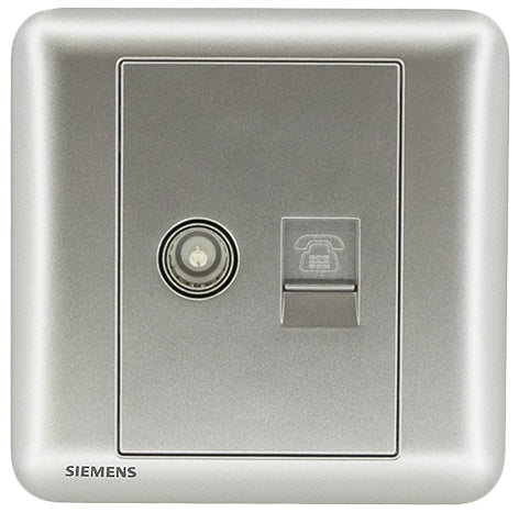 DELTA®seata - TV + RJ11 Socket