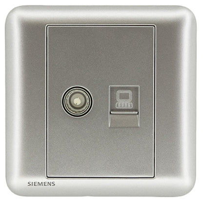 DELTA®seata - TV + RJ45 CAT5e Socket