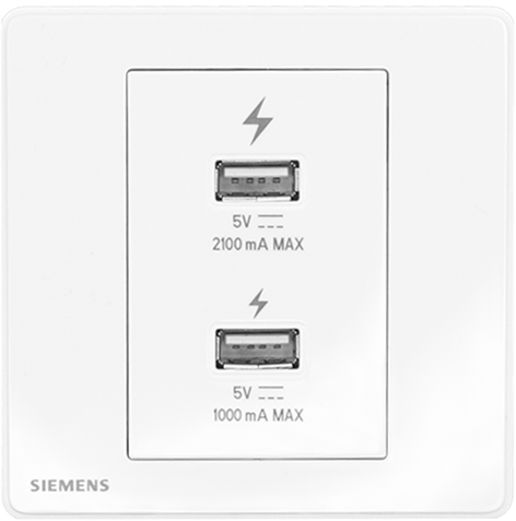 DELTA®arina - USB Sockets (3.1A 2 ports)