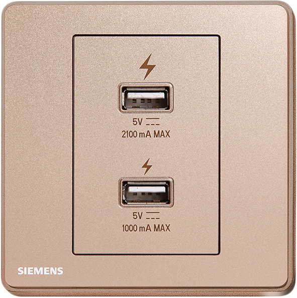 DELTA®arina - USB Sockets (3.1A 2 ports)