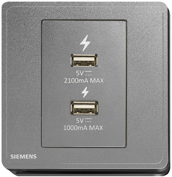 DELTA®arina - USB Sockets (3.1A 2 ports)