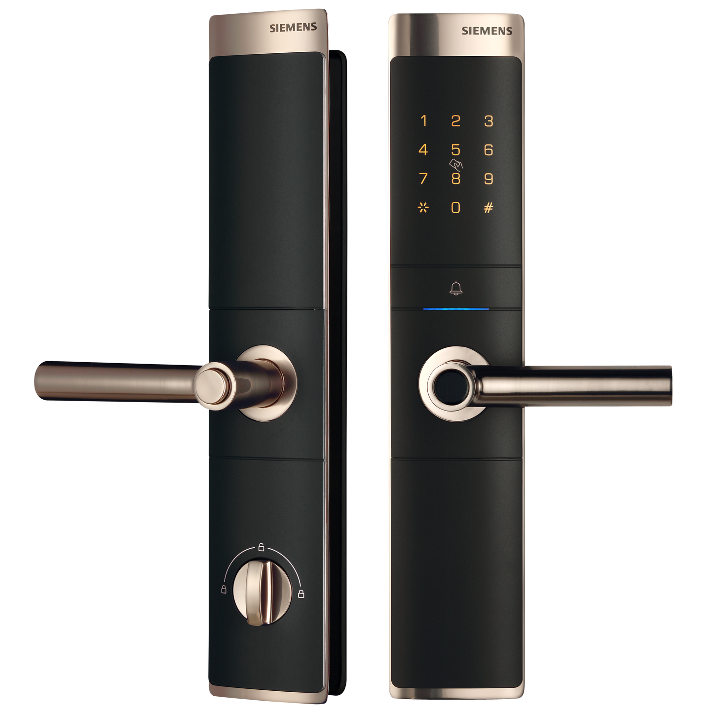 smart lock, smart door lock, Digital Door Lock, C321, Bronze Gold, Siemens