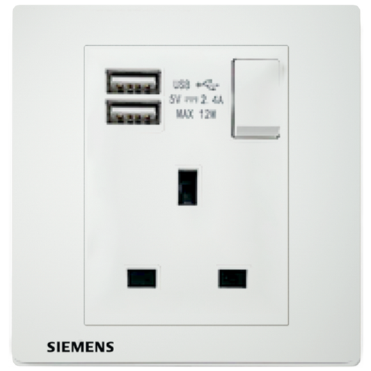 DELTA® relfa, siemens, socket, USB socket