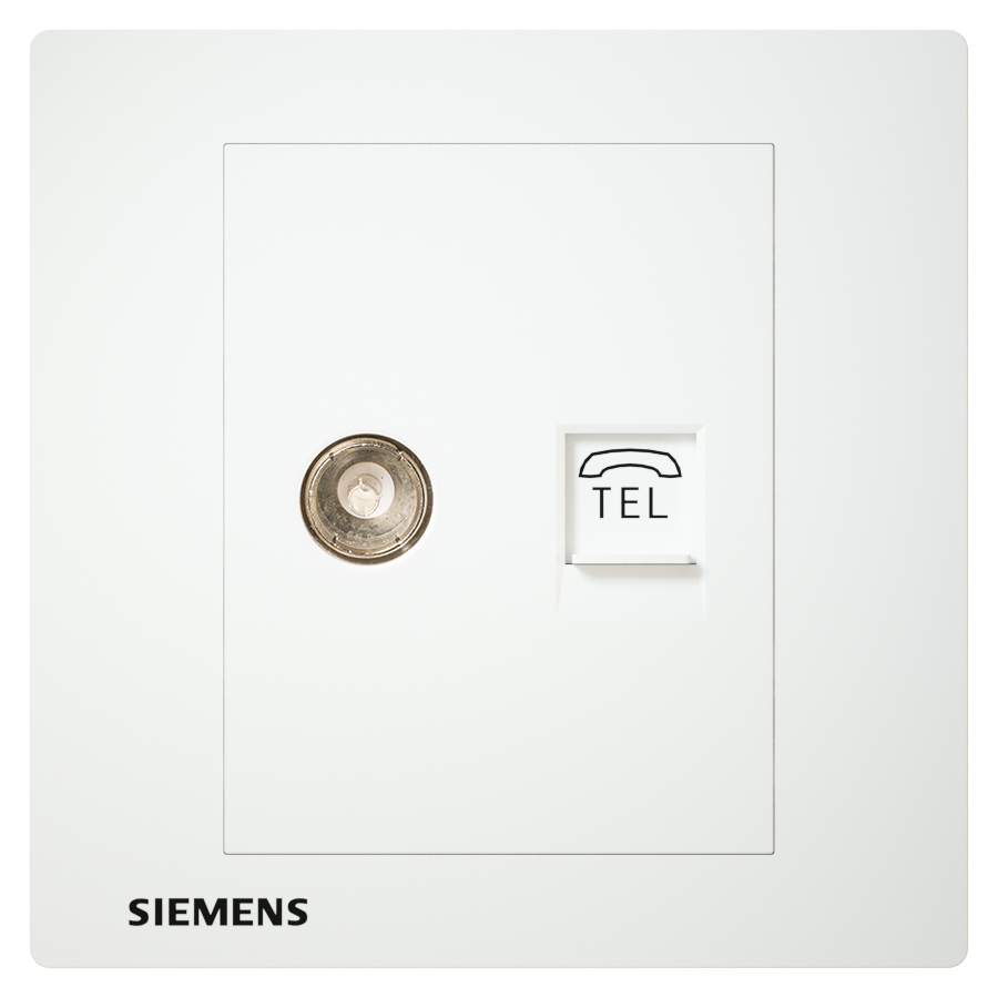 DELTA® relfa, siemens, tv, rj11, socket