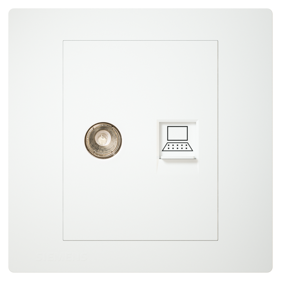 DELTA® relfa, siemens, tv, rj45, socket